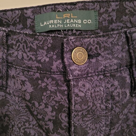 Lauren ralph lauren denim floral jeans - Picture 3 of 8